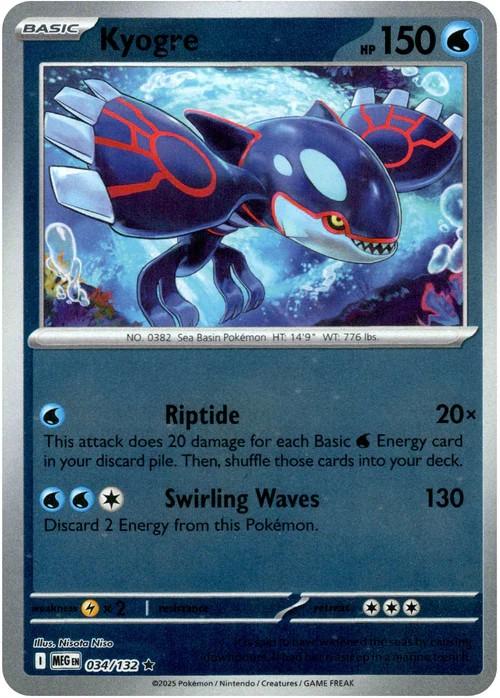 Kyogre [Reverse Holo]